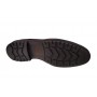 Pantofi barbati, casual, din piele naturala, negru satin, TEST - SCV623N